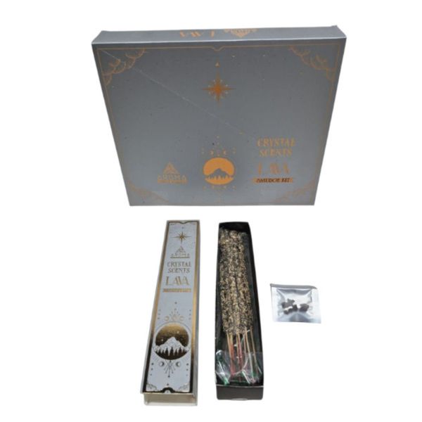 Aroma Crystal Scents - Lava Incense with Crystals (20g)