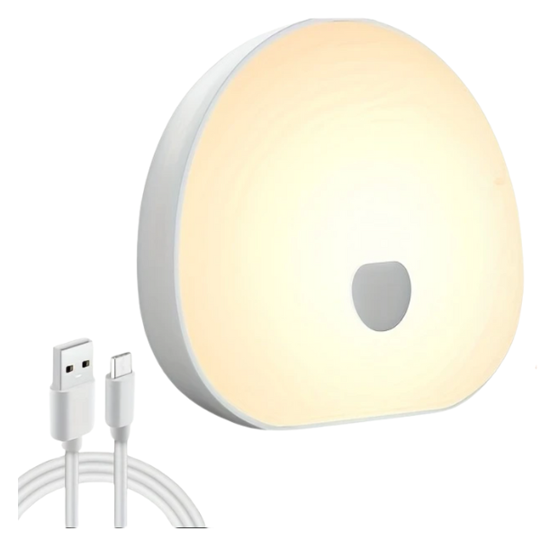White Noise LED Night Light Multi-Color Rechargeable Sleep Aid