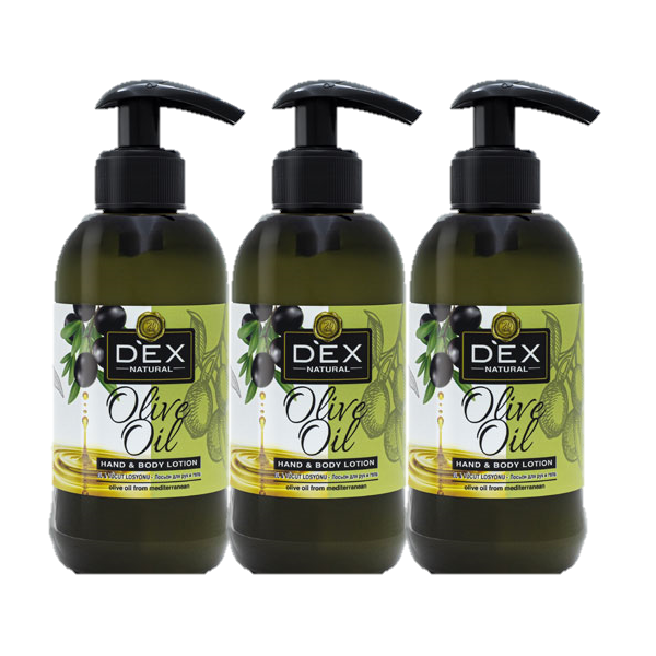 Dex Olive Oil Hand &amp; Body Lotion 250ml 3 Pack