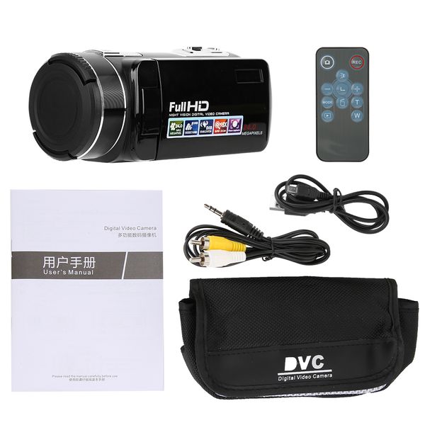 HD Infrared Digital Video, 24MP, 18x Zoom, 3-inch LCD, Remote Control