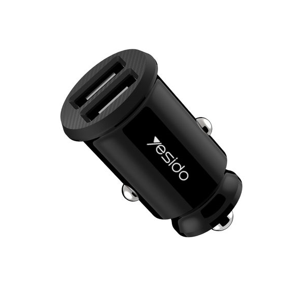 Dual USB Car Charger With Type-C Cable | AW