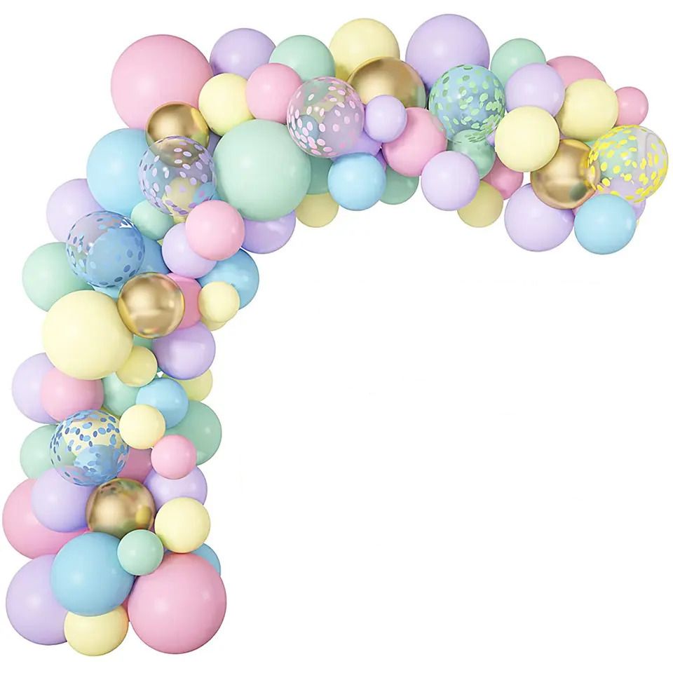 Pastel balloon deals arch