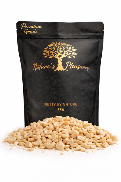 Cashew Nut Pieces Raw 1KG | Premium Resealable Pack