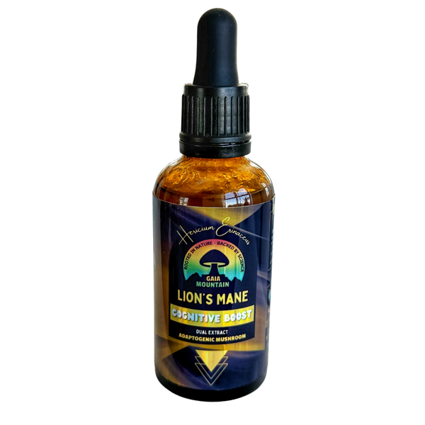 Lion's Mane Cognitive Tonic - Adaptogenic Mushroom Dual Extract (50ml)