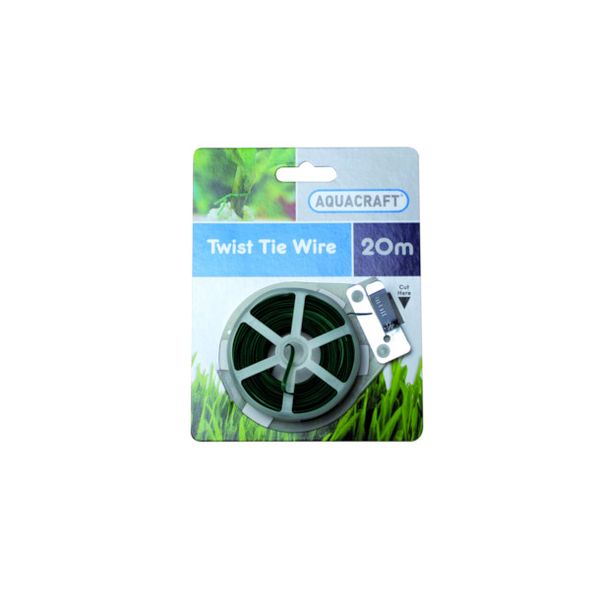 Bulk Pack x 4 Aquacraft - Twist Tie Wire 20m