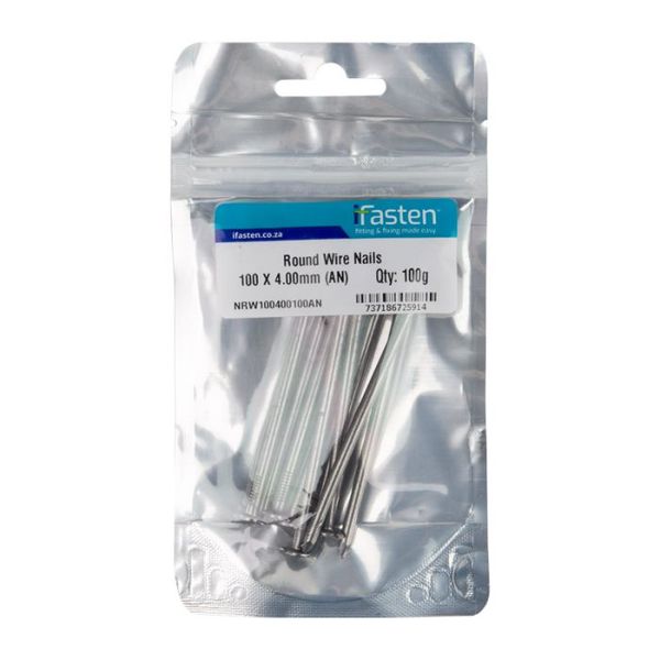 Ifasten Nail Wire Round 100MMx4MM100G Pack