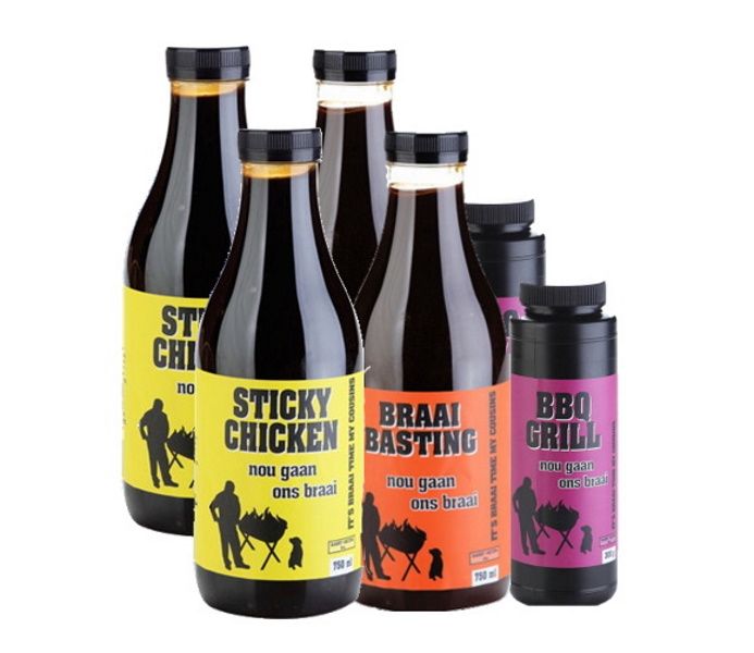Nou Gaan Ons Braai - Braai Classic Sauce and Spice Assortmant