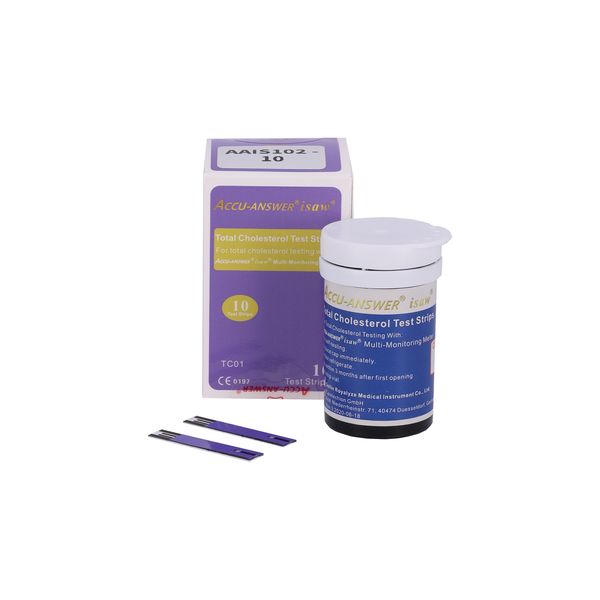 Accu-Answer isaw Total Cholesterol Blood Test Strips (10)