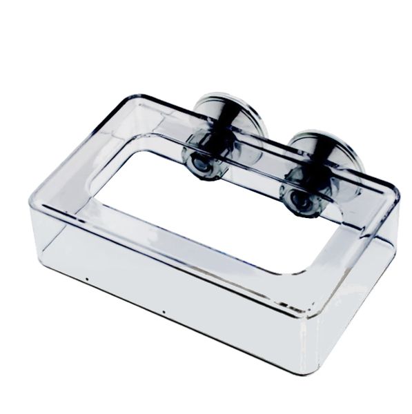 Acrylic Transparent Feeding Ring for Fish Tank (Large Square)