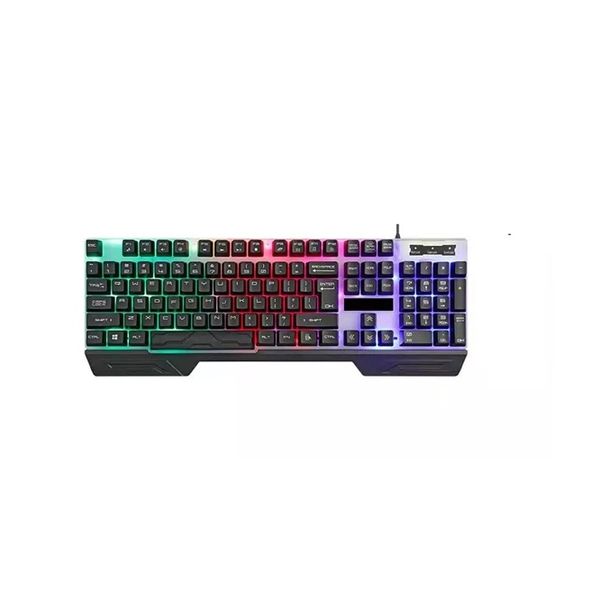RGB Semi Mechanical Wired Gaming Equipment Keyboard Comfort Design KB-100