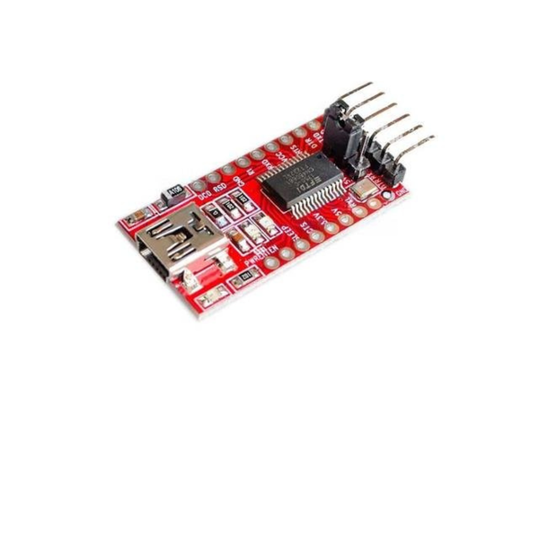 HKD FT232RL USB to TTL Serial Converter Adapter (Mini-USB, 3.3V / 5.5V)