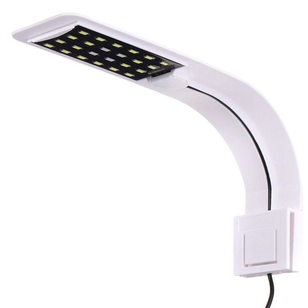 24 LED Aquarium Light Clip Fish Tank Lamp 10W