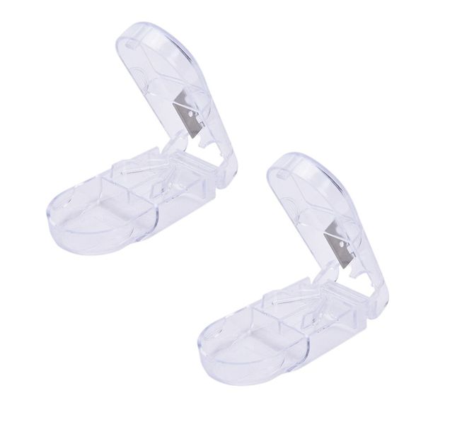 Portable Tablet/Pill Cutting and Storage Box set of 2