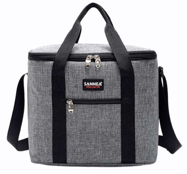 10L SANNE Insulated Tote Lunch Bag Large Cooler Bag Oxford Food Carrier Bag