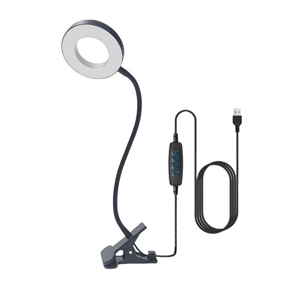 Clip-on Desk Lamp (with USB Adapter)