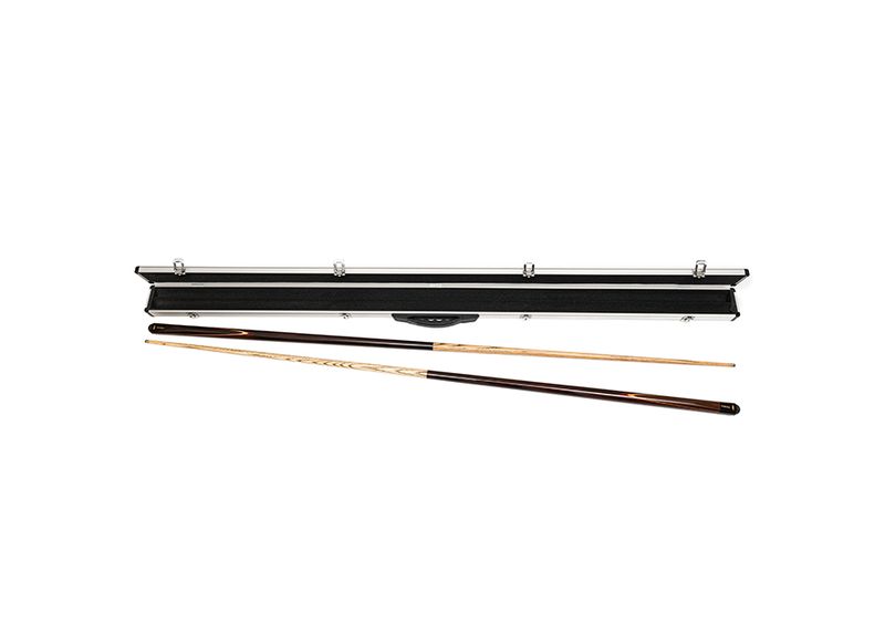 EASI8 Aluminium Cue Case &amp; 2 x 57'' 1-Piece Ash Cues