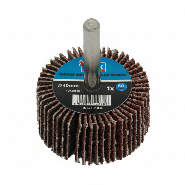 Fox - Abr Flap Wheel P60 for Metal Smoothing and Finishing - 40mm