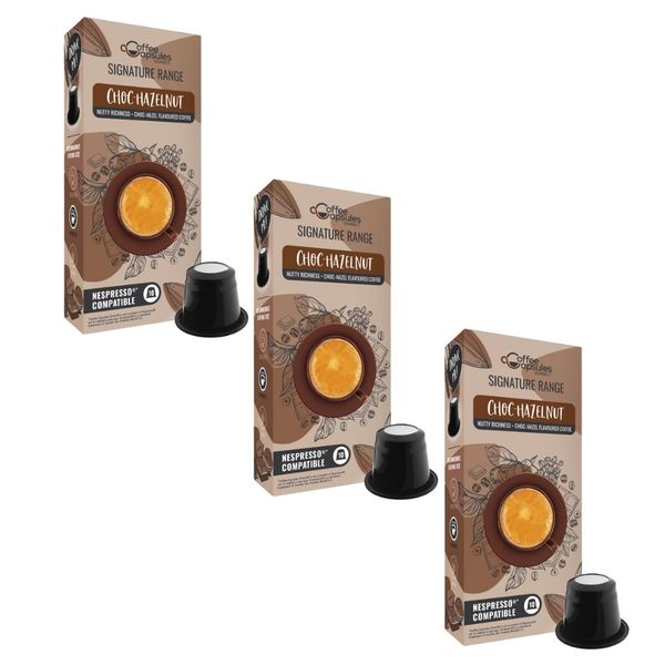 Choc Hazelnut Coffee Capsules Nespresso compatible - 30