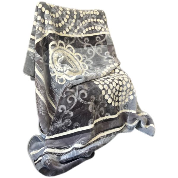 Cozy Cozy Embossed 2Ply Mink Queen Blanket