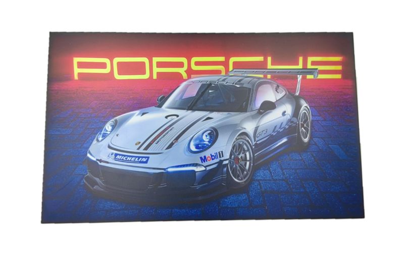 Wooden Frame Car Wall Art