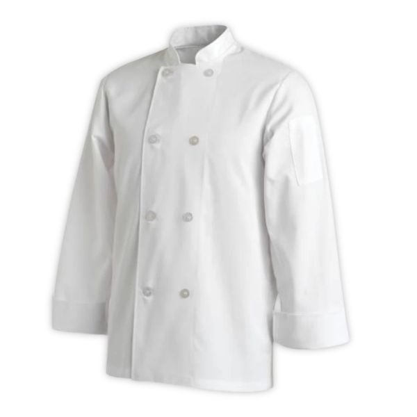 Chefs Uniform Jacket Basic Long in White