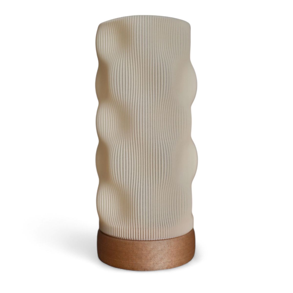 Wavy Sculptural USB LED Table Lamp