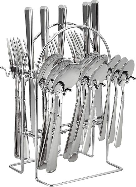 24 Pieces Stainless Steel Cutlery Set With Stand