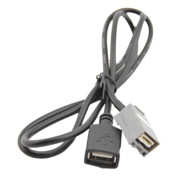 Car 90cm USB Female Port Cable AUX for 08+ Onwards Accord