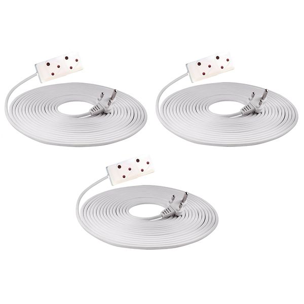 Plug Extension Lead : Pack Of 3 image