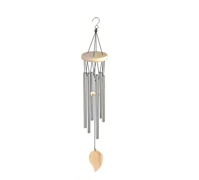 Indoor And Outdoor Decorative Wind Chimes, 66cm 6 Rustproof Aluminum Tubes