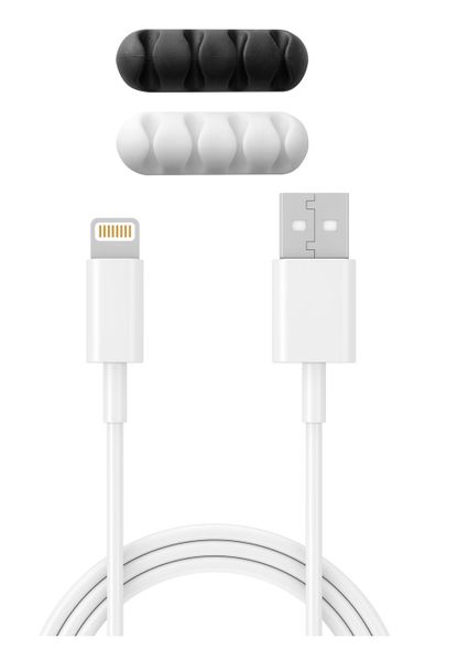 USB to Lightning Cable with Cable Organizer Compatible with Apple Devices