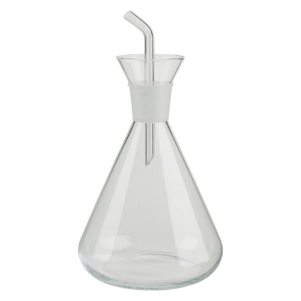 Minimalistic Glass Oil &amp; Vinegar Seasoning Bottle