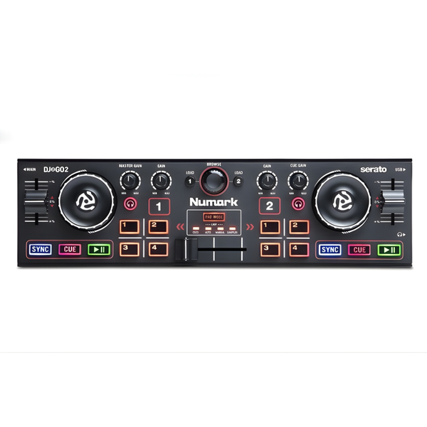 Numark DJ2GO2 - Ultra-Portable Two-Channel DJ Controller