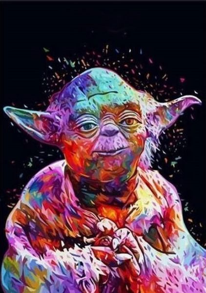 Diamond Painting DIY Full Drill - Yoda 50x70cm