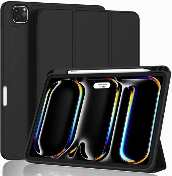 Compatible with iPad Pro 13" Case M5 2025/M4 2024 Shockproof Flip Cover