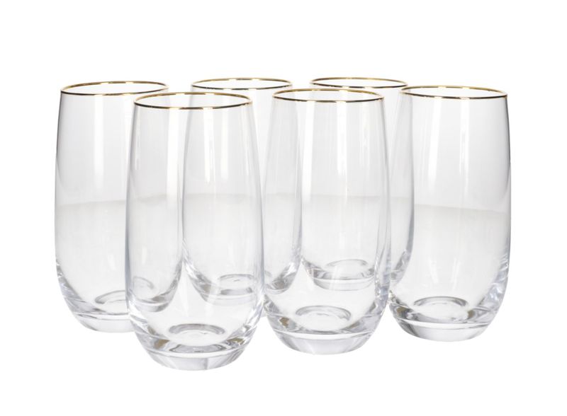 Danny Home Tumbler Glasses 6Pcs 490ml