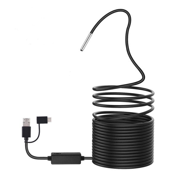 3 in 1 Endoscope Inspection Camera with 6 Adjustable Led Light for Pipe Car