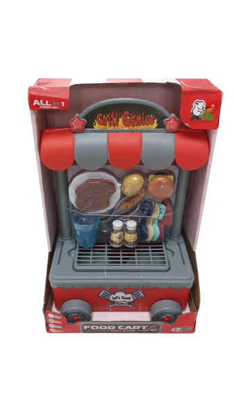 Nook All in 1 Food Set Food Cart Kids Zone Lets Cook Together Grill