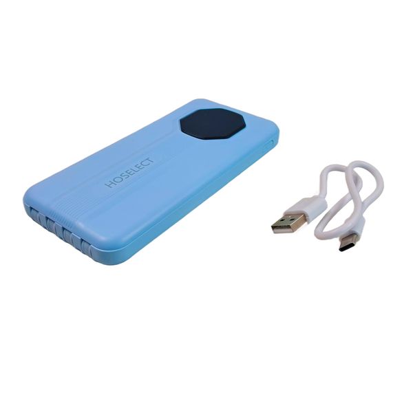 20 000mAh Fast Charge Power Bank with Built-In Torch - Blue