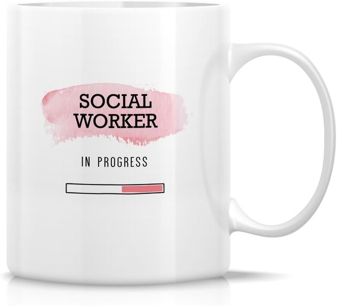 Social Worker In Progress Christmas Birthday Student Trainee Gift Mug