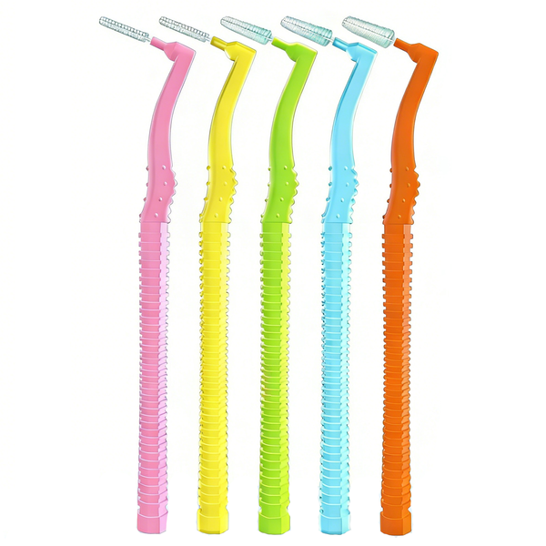 Interdental Brush Mixed Pack 0.6-1.2mm Remove Plaque for Narrow Teeth