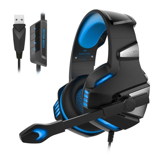 KOTION EACH G7500 Over-Ear 7.1 Stereo Pro Gaming Headset - USB &amp; 3.5mm Jack
