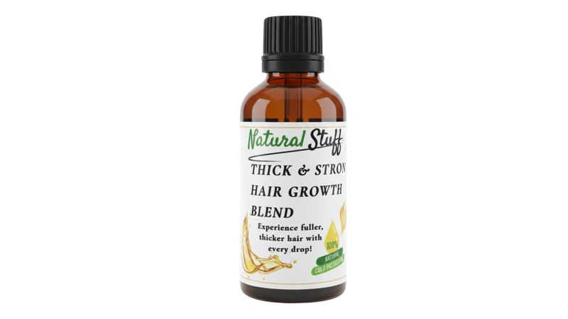 Natural Stuff Thick &amp; Strong Growth Oil Blend -Boost Hair Strength &amp; Volume