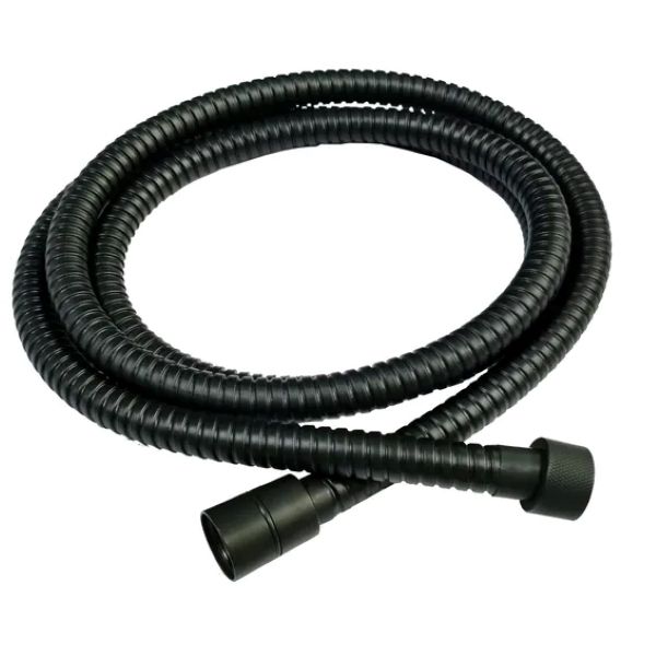 Shower Hose Stainless Steel Black 1,75M