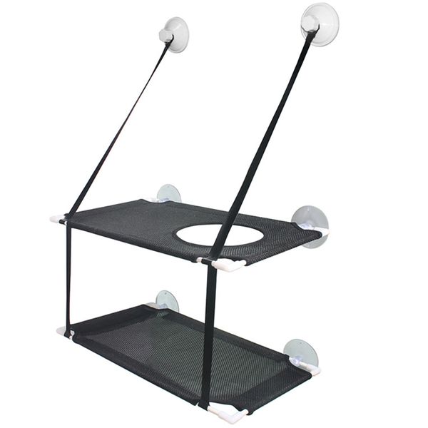 Double Layer Design Cat Window Hammock, Suction Cup Window Resting Seat
