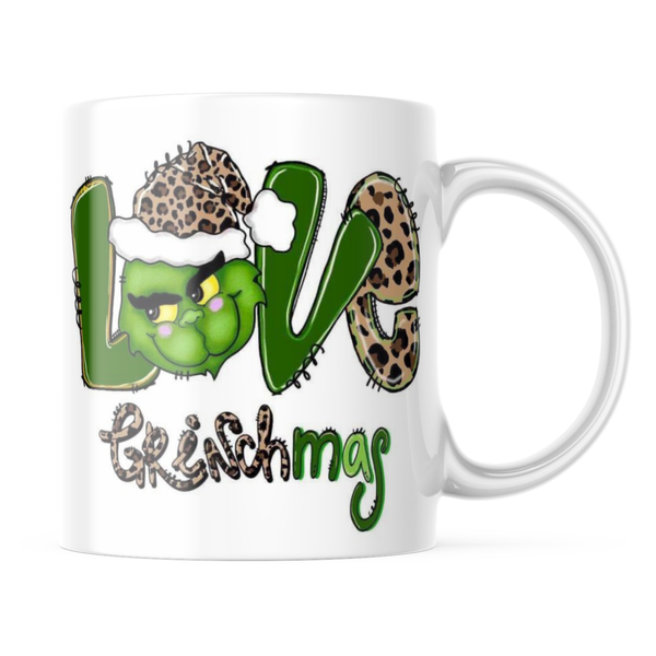 Ceramic Love Grinchmas Mug - White - 11-Ounces