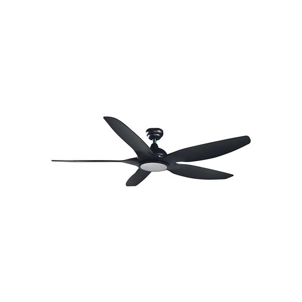 Eurolux Eon Ceiling Fan 5 Blades Matt Black Motor Power 40w