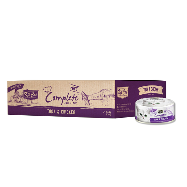Kit Cat - Complete Cuisine Tuna &amp; Chicken (24 x 70g)