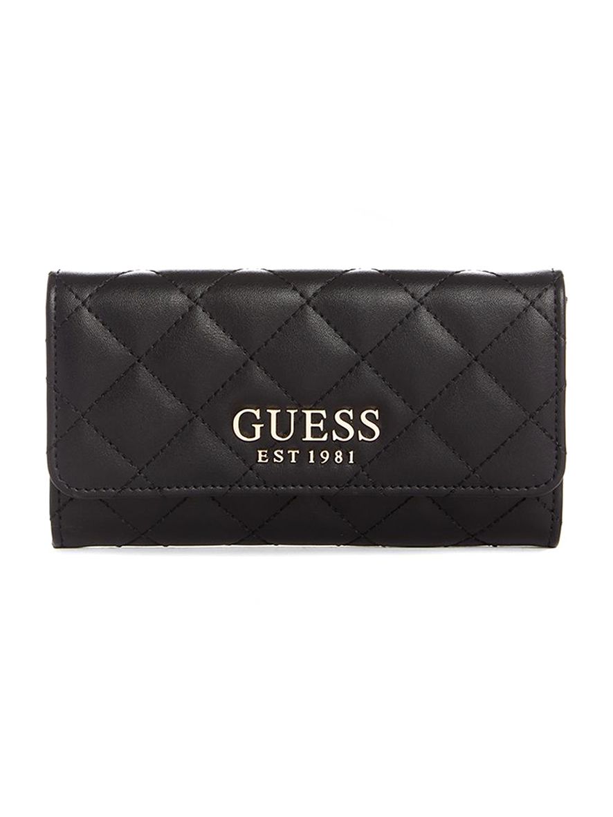 Guess Wallet Melise SLG Slim Clutch Black Buy Online in South Africa