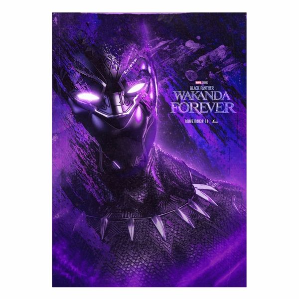 Wakanda Forever Purple Movie - A1 Poster
